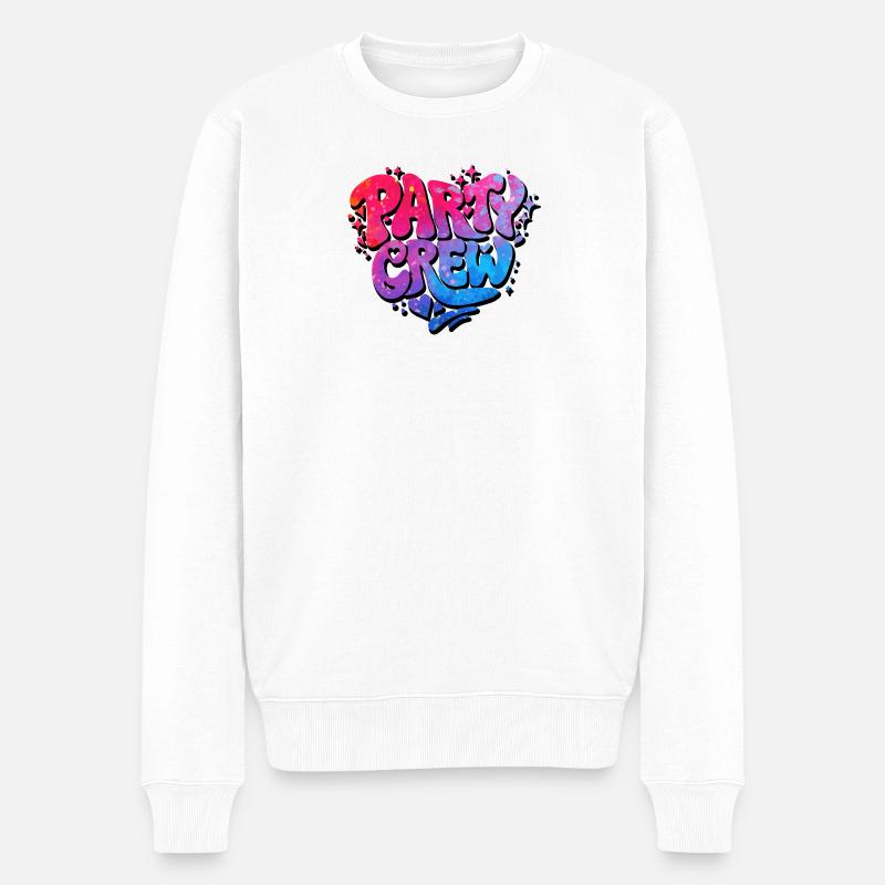 Équipe de fête - Pull Premium bio Homme - blanc