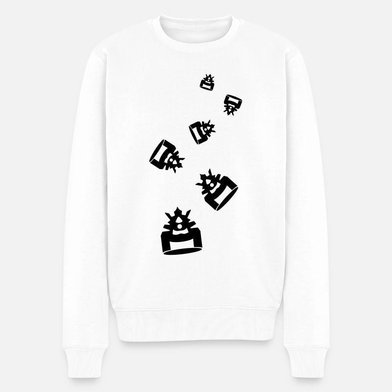 Casque de samouraï - Pull Premium bio Homme - blanc