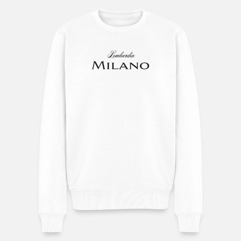 Milano - Pull Premium bio Homme - blanc