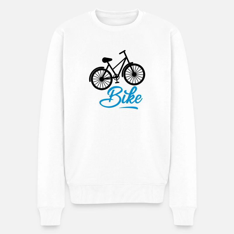 Vélo - Pull Premium bio Homme - blanc