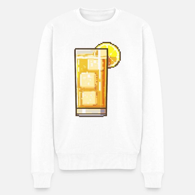 Limonade Pixel Gamer - Pull Premium bio Homme - blanc