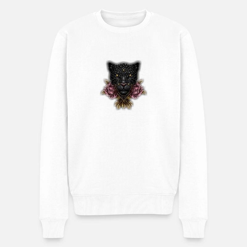 Pepe Panter 3 - Pull Premium bio Homme - blanc