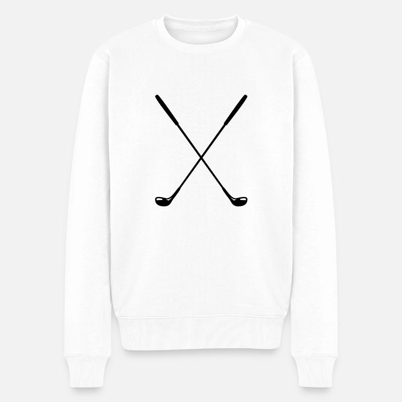 Golf - Pull Premium bio Homme - blanc