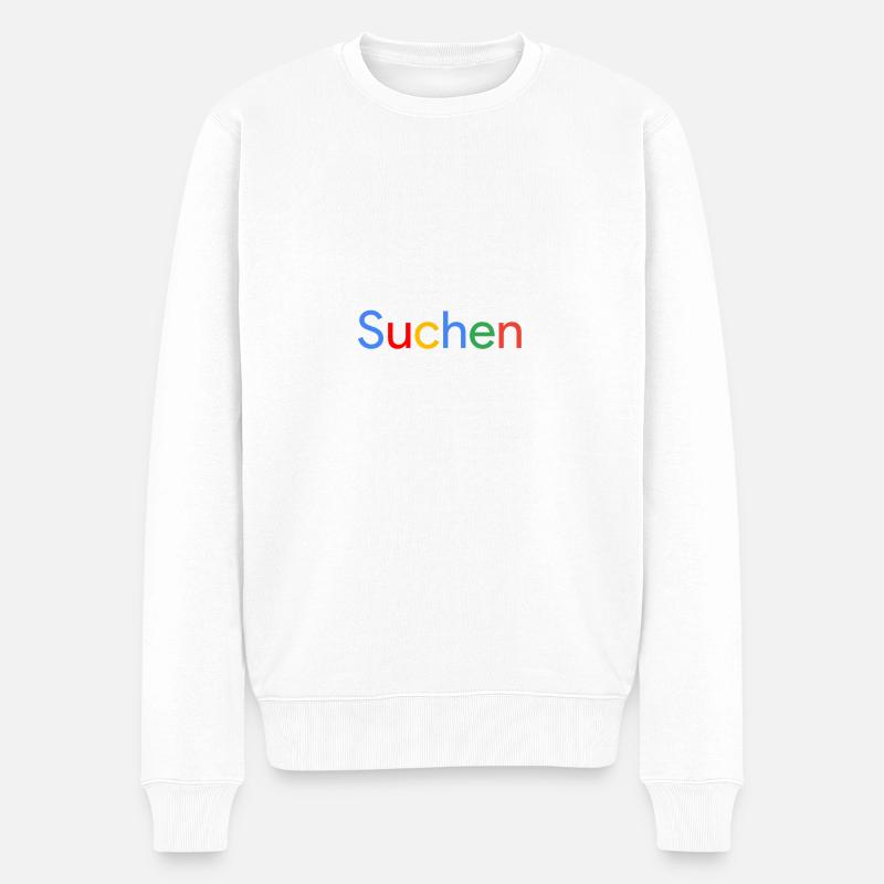 google, recherche - Pull Premium bio Homme - blanc