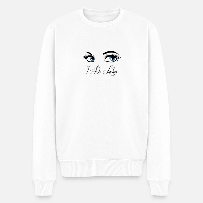 je fais des cils - Pull Premium bio Homme - blanc