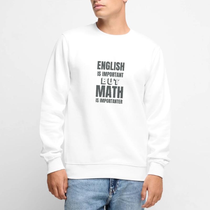 Math teacher mathematician math student gift idea Men's Premium Organic Jumper
