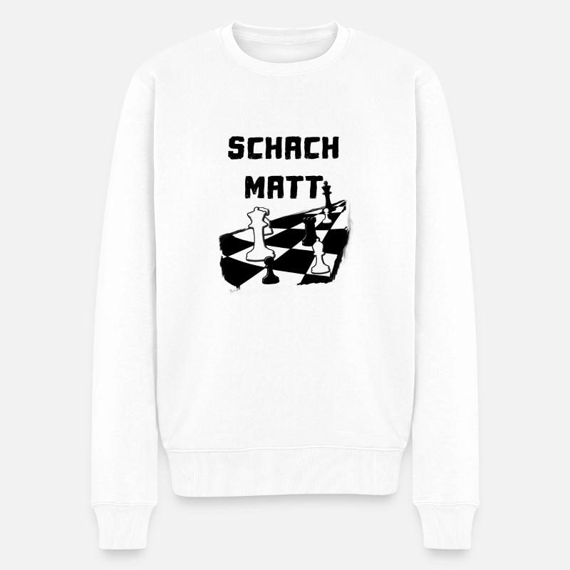 Checkmate Chessboard Chessplayer - Pull Premium bio Homme - blanc
