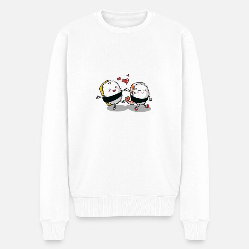 Amateurs de sushi - Pull Premium bio Homme - blanc