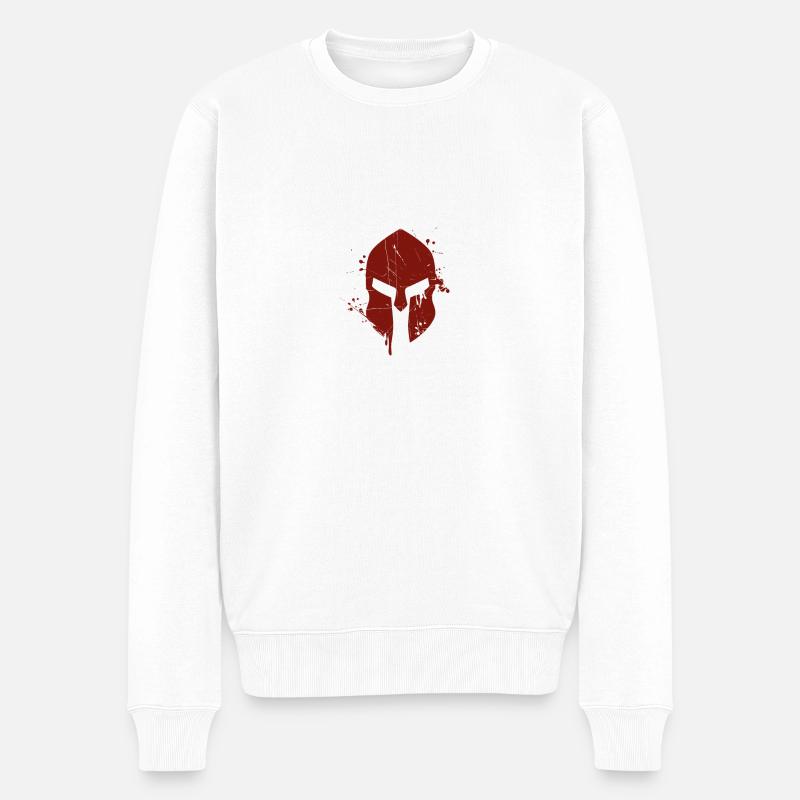 Combattant / Guerrier / Guerrier - Pull Premium bio Homme - blanc