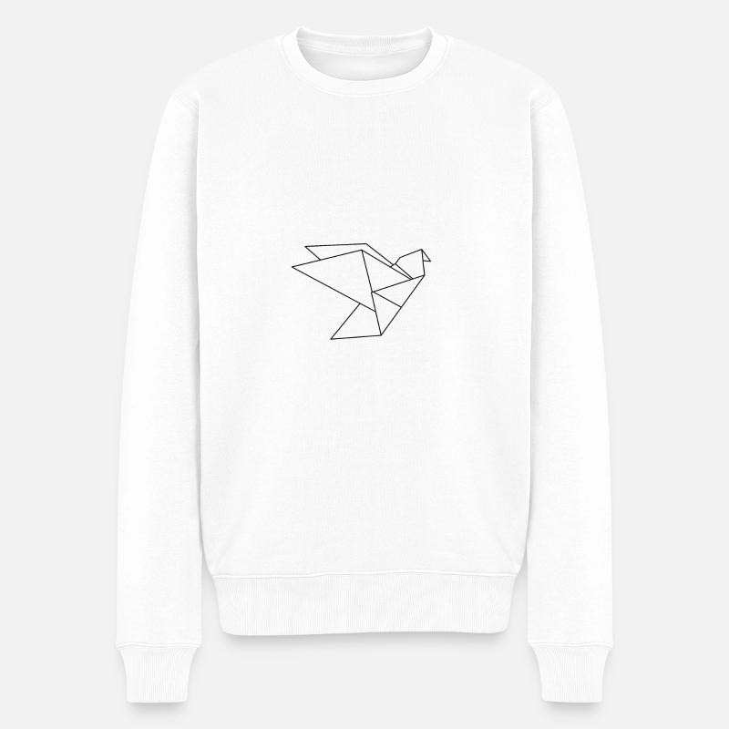 colombe - Pull Premium bio Homme - blanc