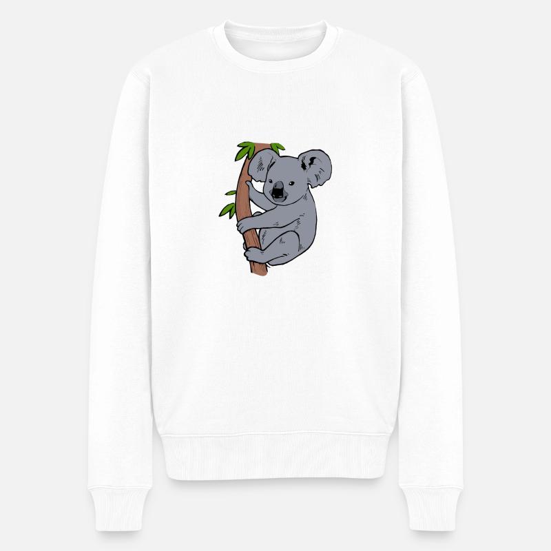 Koala - Pull Premium bio Homme - blanc