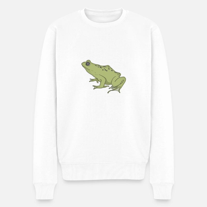 grenouille - Pull Premium bio Homme - blanc