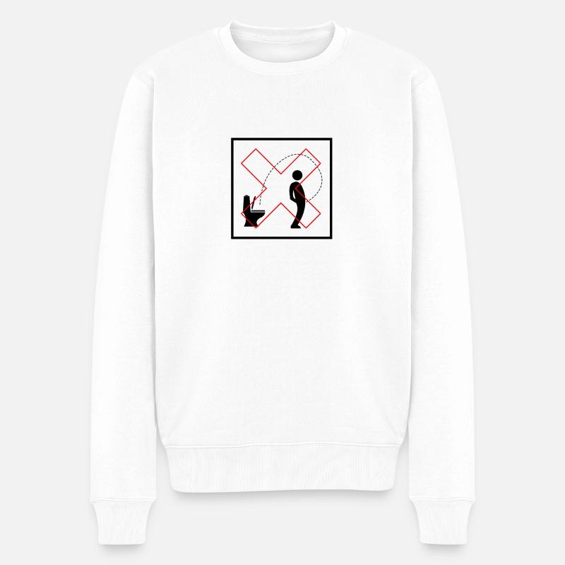 ROSE REVERSE - Pull Premium bio Homme - blanc