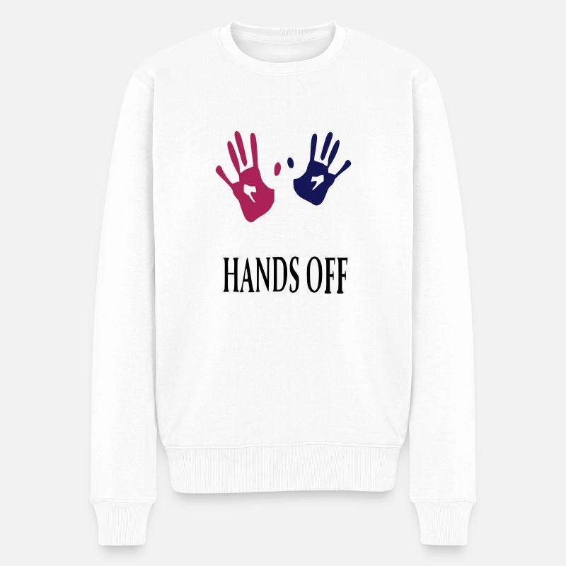 Bas les pattes - Pull Premium bio Homme - blanc