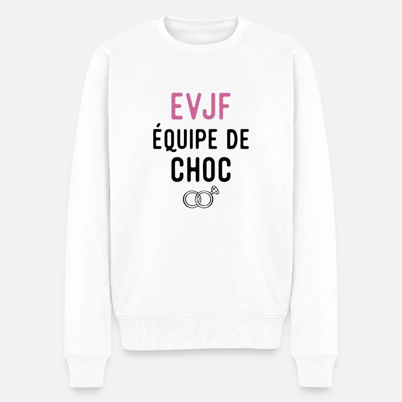 équipe de choc evjf - Pull Premium bio Homme - blanc