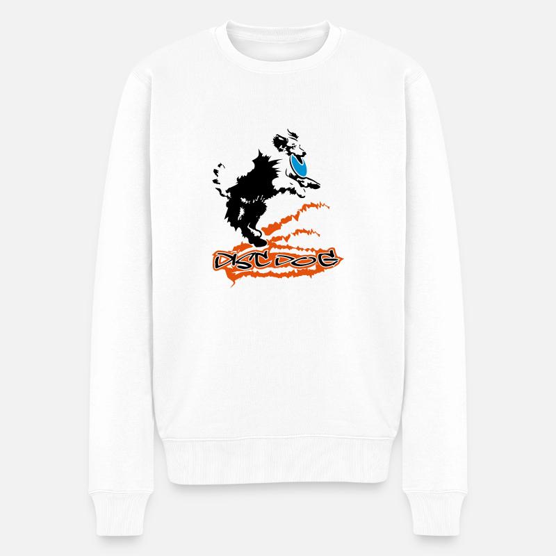 Disc Dog - Pull Premium bio Homme - blanc