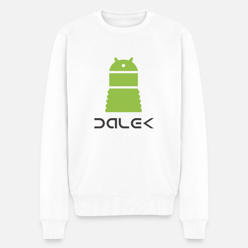 Dalek Android - Pull Premium bio Homme - blanc