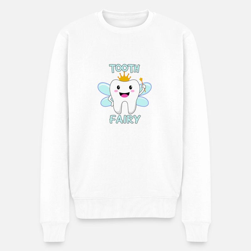 Fée des dents - Pull Premium bio Homme - blanc