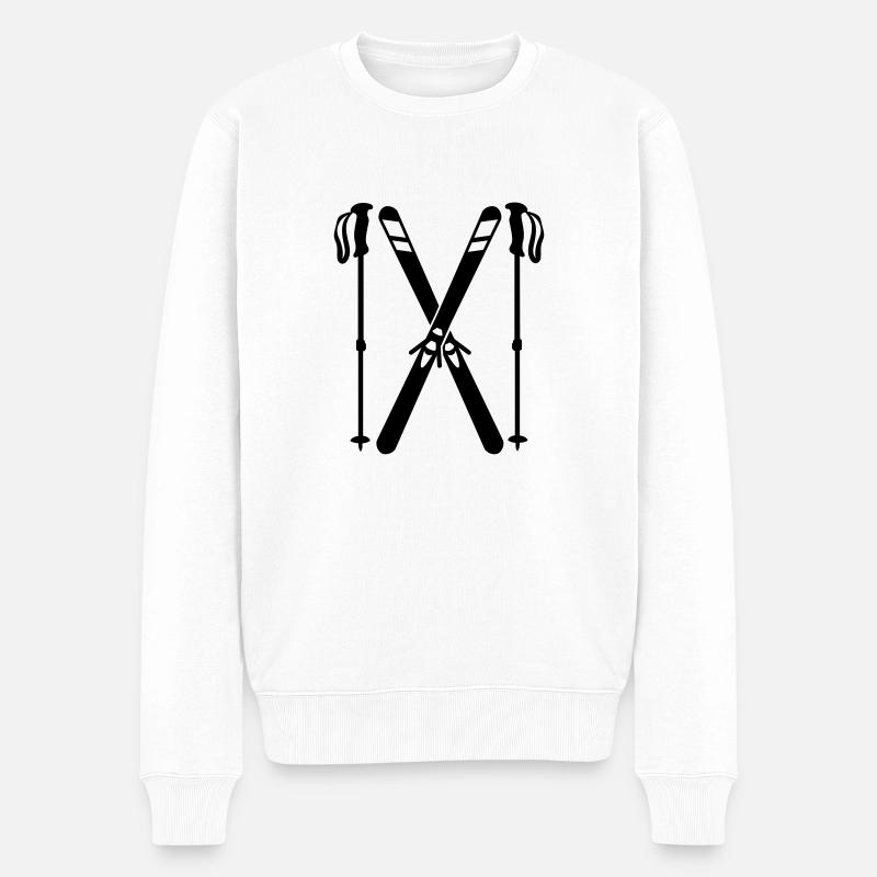 ski - Pull Premium bio Homme - blanc