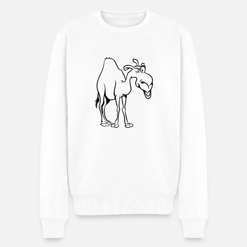 chameau - Pull Premium bio Homme - blanc