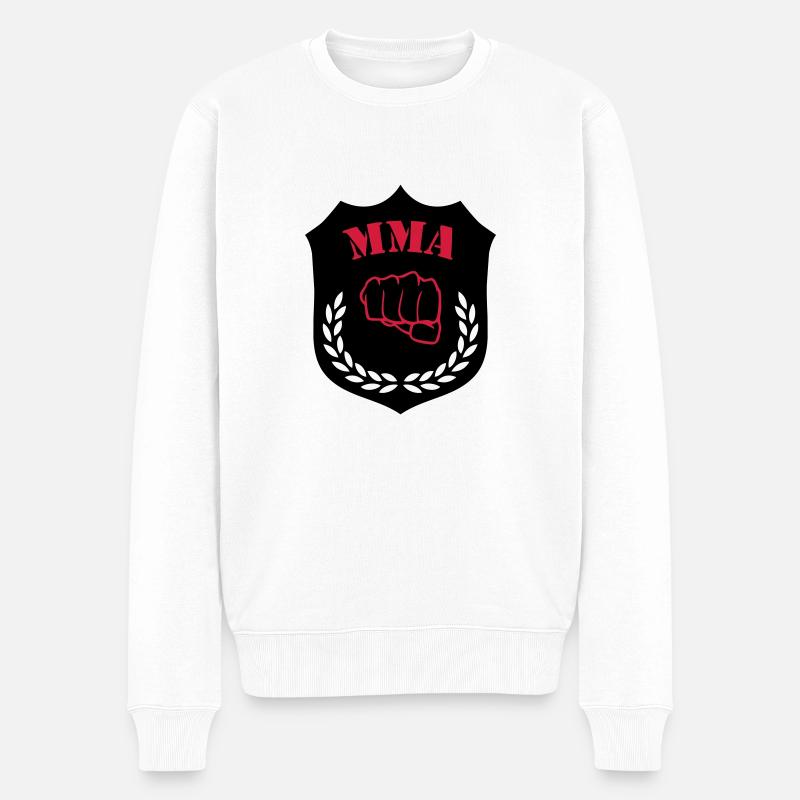 mma__02 - Pull Premium bio Homme - blanc