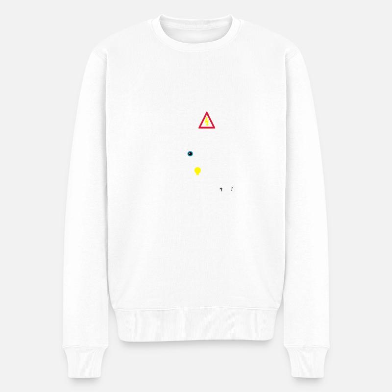 Our team - Männer Premium Bio Pullover - Weiß