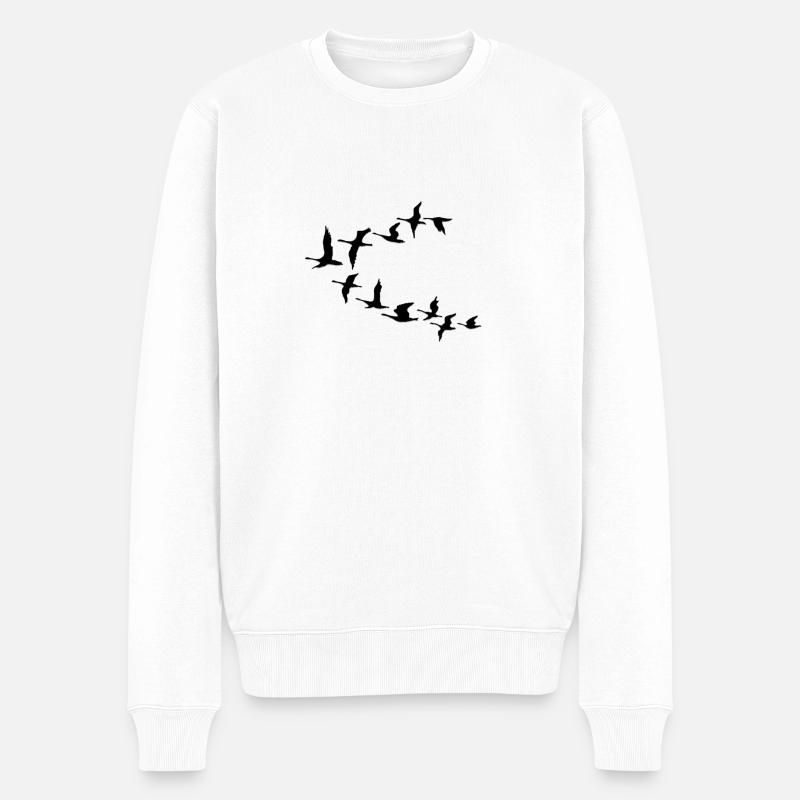Paix - Liberté - Déconfinement - Pull Premium bio Homme - blanc