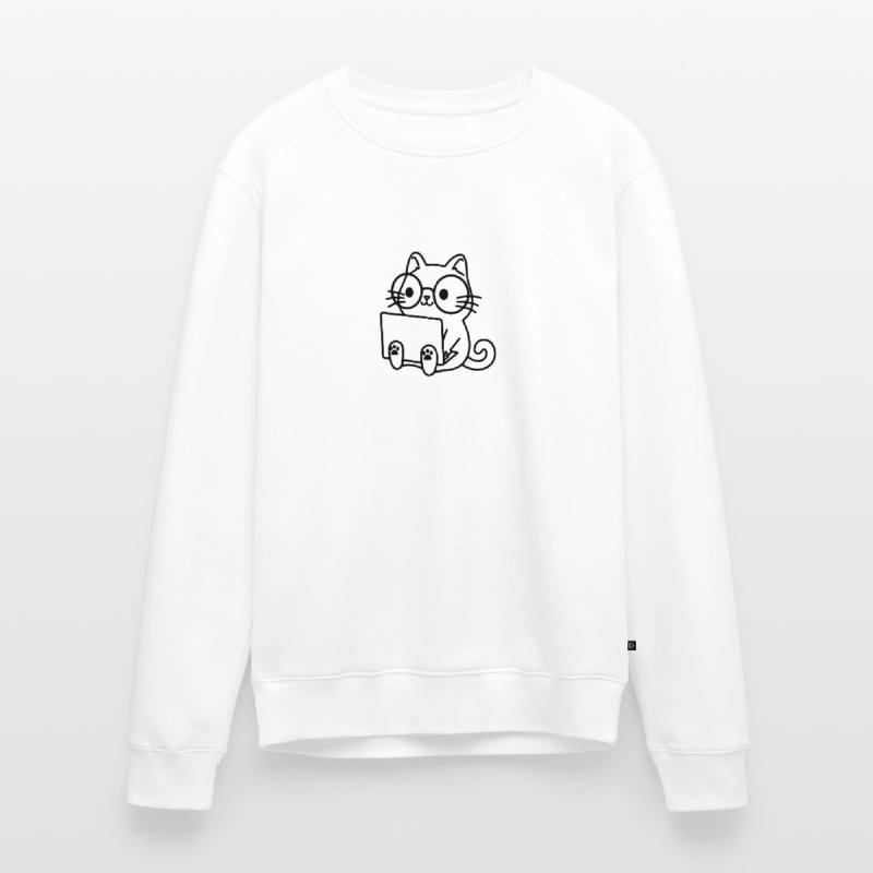 Programmierer Coding Nerd Katze Männer Premium Bio Pullover