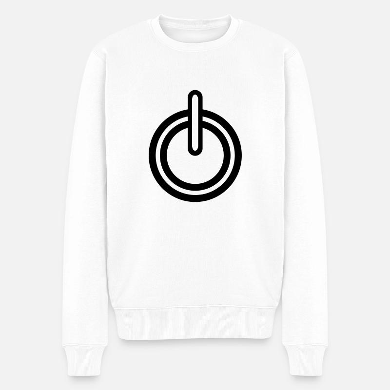 Alimentation Symbole - Pull Premium bio Homme - blanc