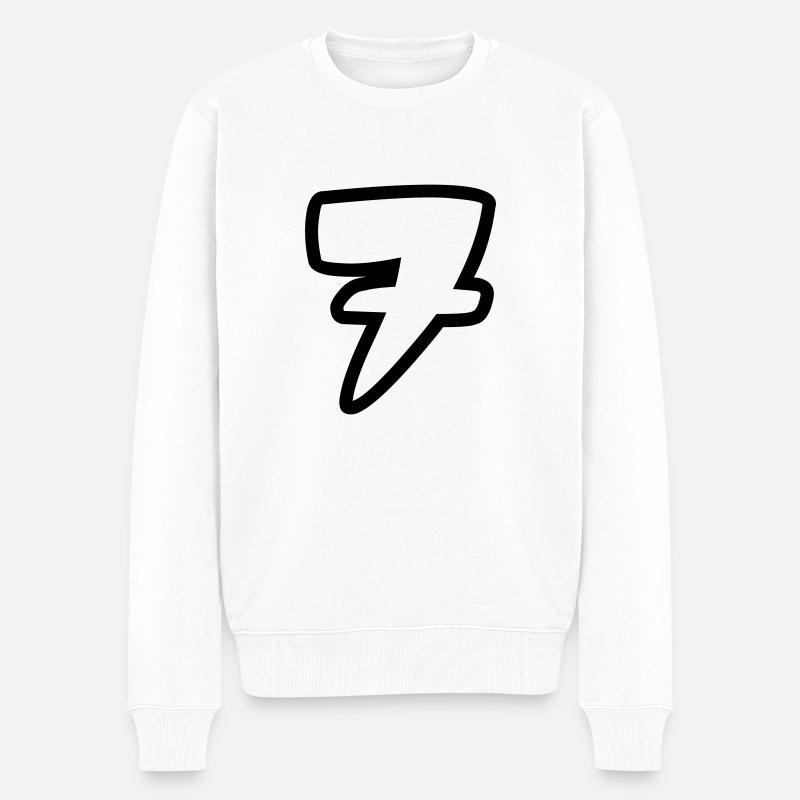 7 - Pull Premium bio Homme - blanc