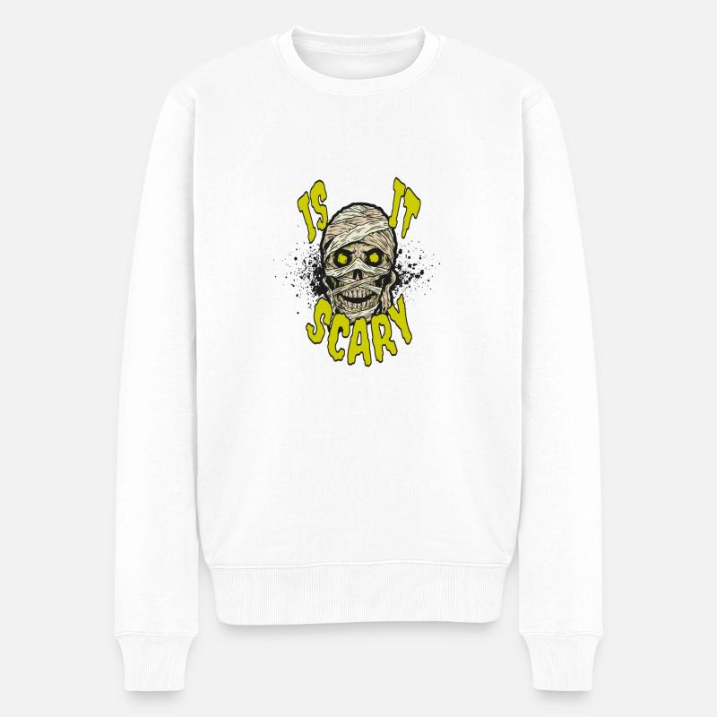 Is it scary - Pull Premium bio Homme - blanc