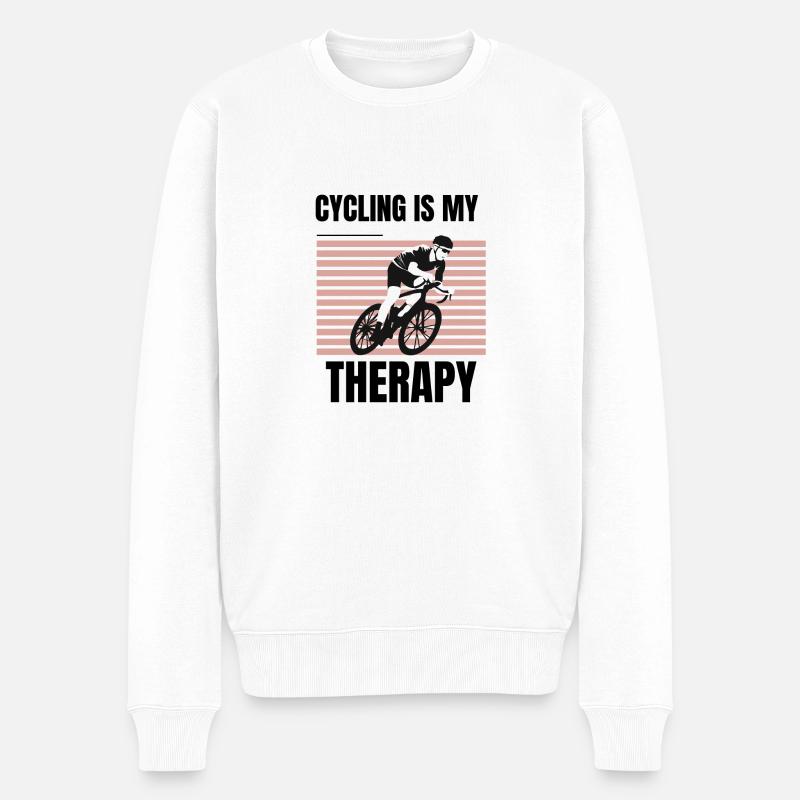 EF Radfahren - Männer Premium Bio Pullover - Weiß
