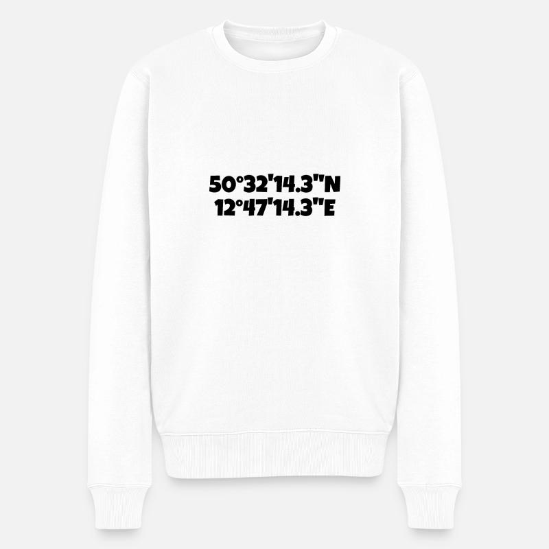Schwarzenberg Erzgebirge - Männer Premium Bio Pullover - Weiß