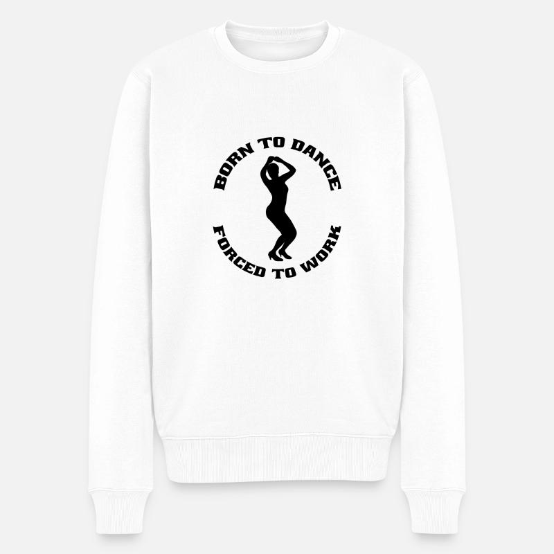 Tanzen Hobby Tänzer Sport Geschenk Tanzsport - Männer Premium Bio Pullover - Weiß