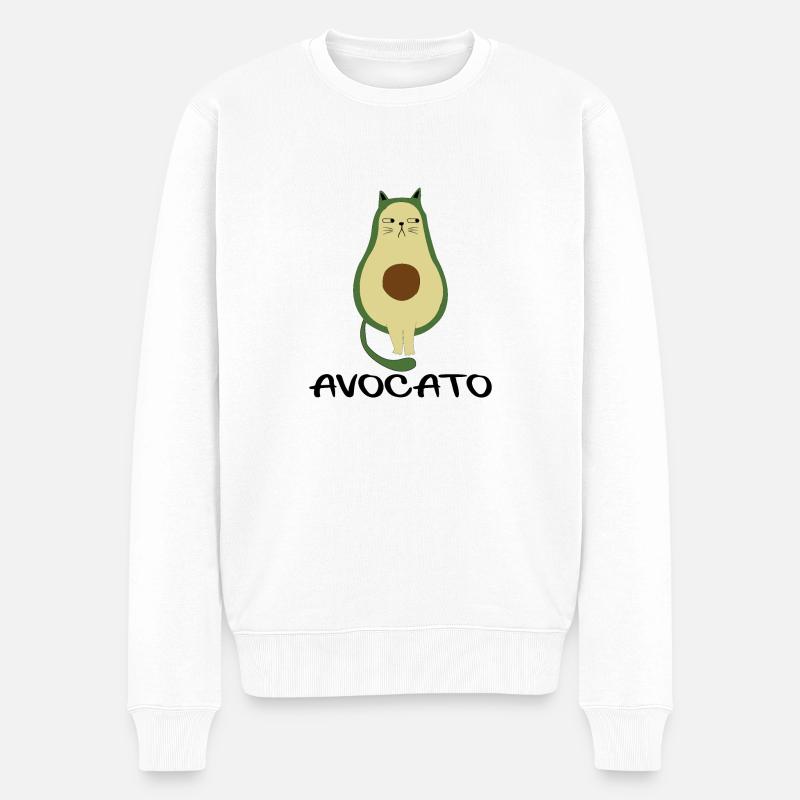 Avocato Heure - Pull Premium bio Homme - blanc