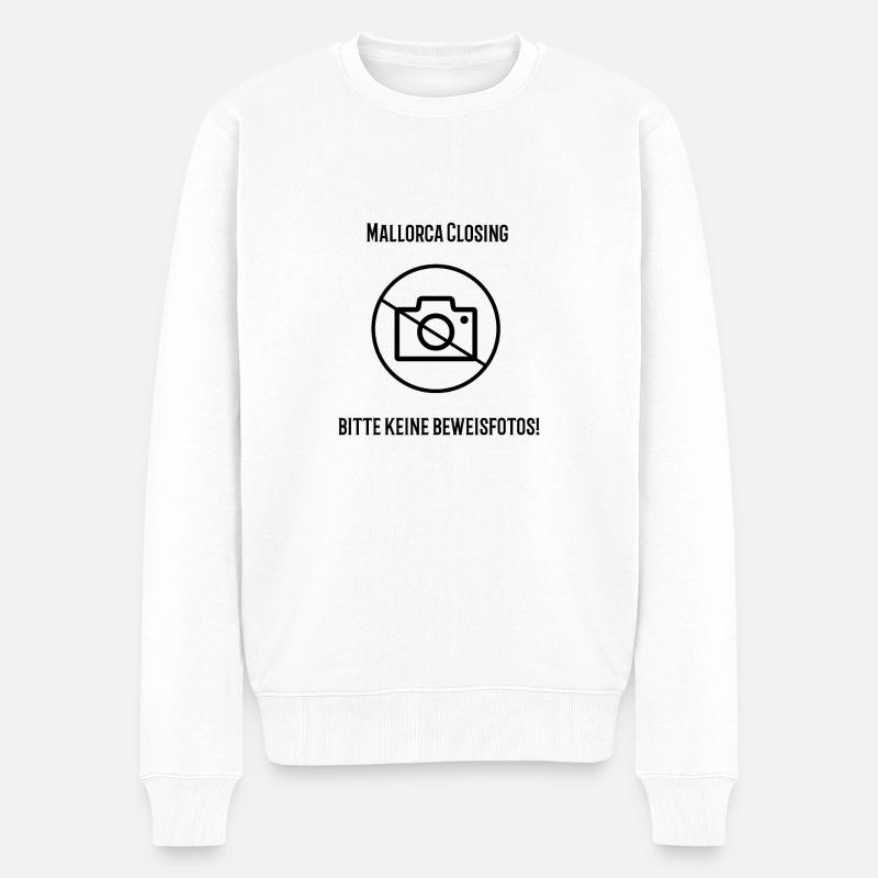 Mallorca Closing - Männer Premium Bio Pullover - Weiß