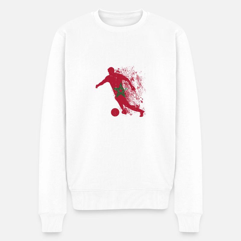 Équipe nationale du Maroc - Pull Premium bio Homme - blanc