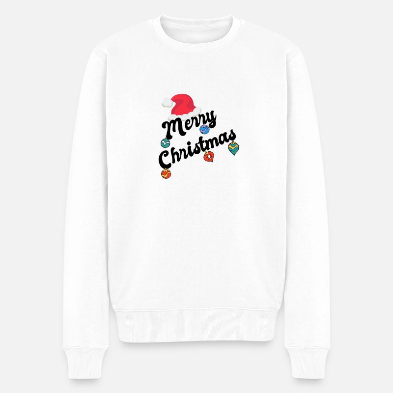Joyeux Noël - Pull Premium bio Homme - blanc
