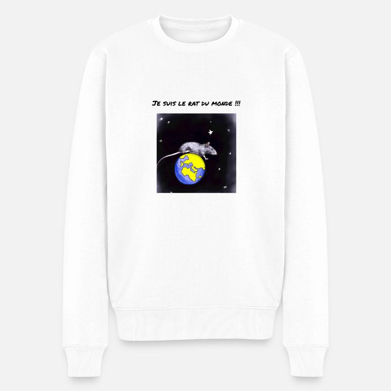 Rat du monde - Pull Premium bio Homme - blanc