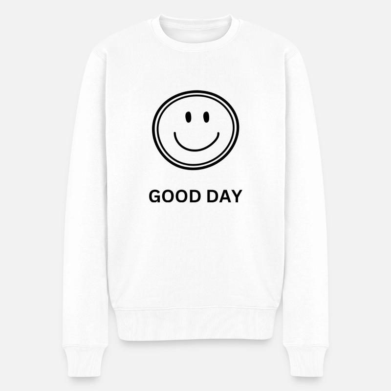 Bonne journée - Pull Premium bio Homme - blanc