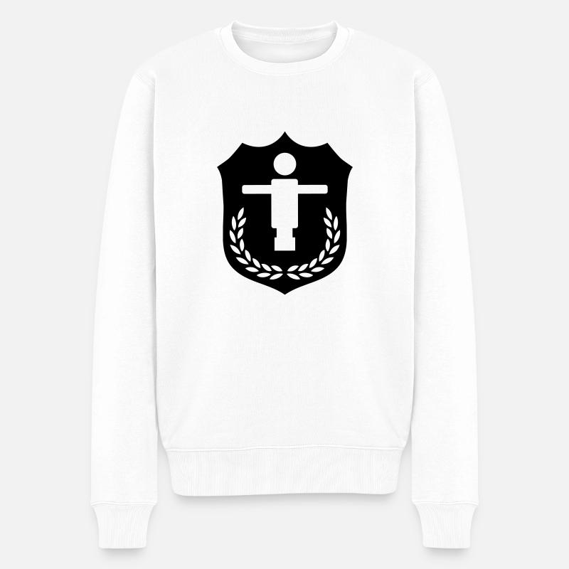 Armoiries de Kicker - Pull Premium bio Homme - blanc