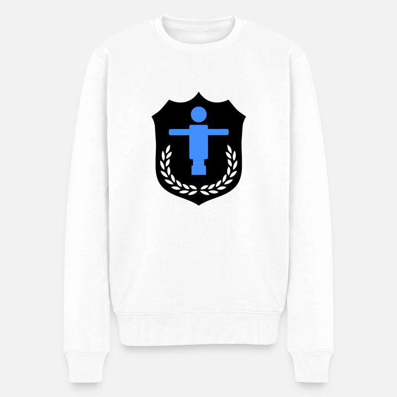 Crête de kicker - Pull Premium bio Homme - blanc