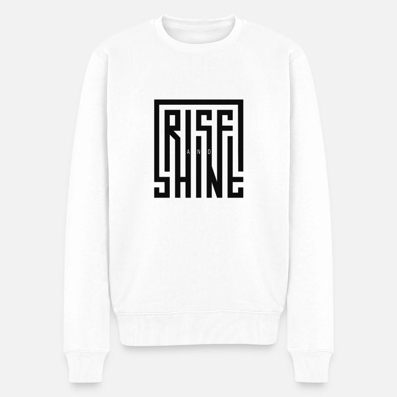 Debout - Pull Premium bio Homme - blanc