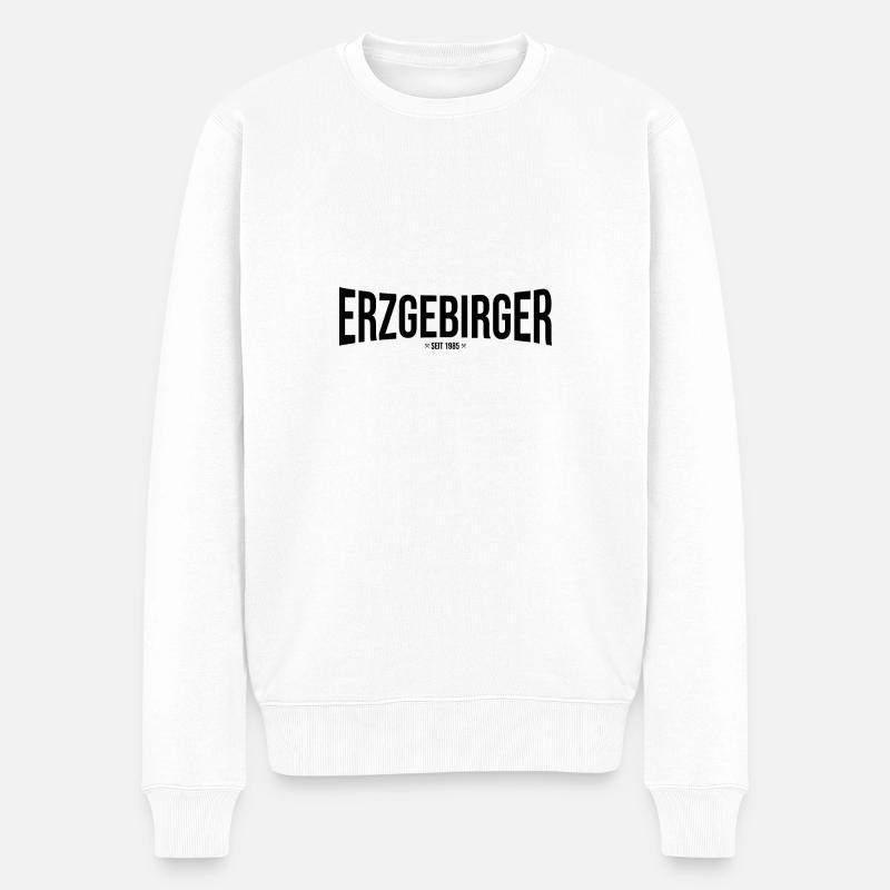 Erzgebirger seit 1985 - Männer Premium Bio Pullover - Weiß
