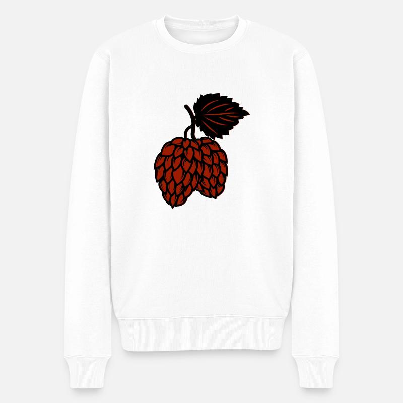 cône de sapin - Pull Premium bio Homme - blanc