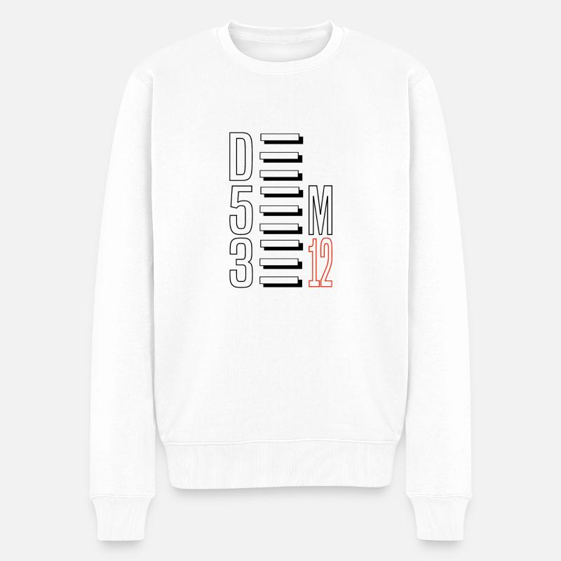 TSHIRT STUDIO DESEMBER - Pull Premium bio Homme - blanc