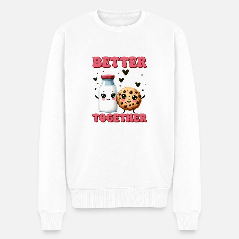 Ensemble, c’est mieux - Pull Premium bio Homme - blanc