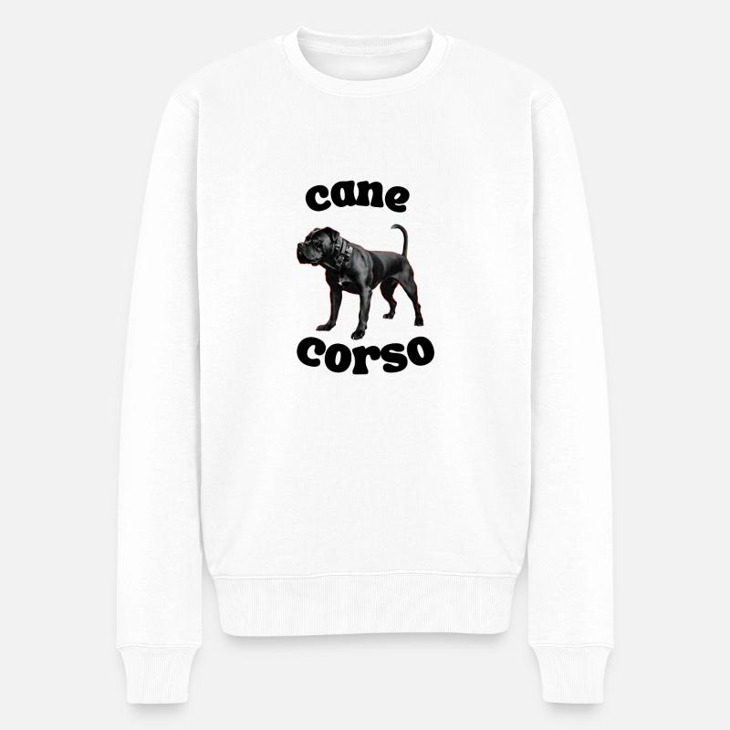 Cane corso - Pull Premium bio Homme - blanc