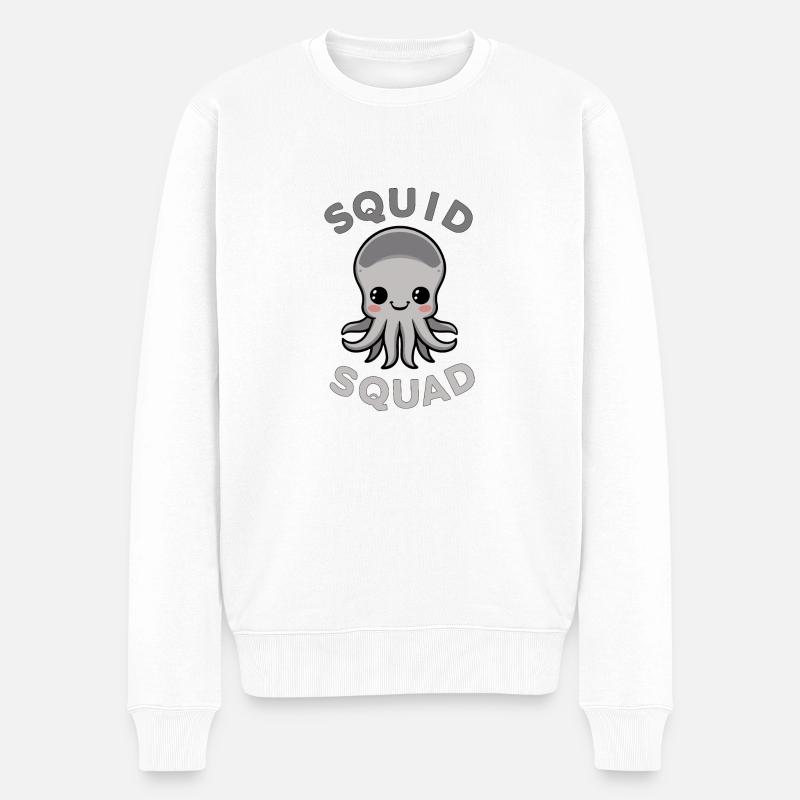 ESCOUADE DE CALMAR - Pull Premium bio Homme - blanc