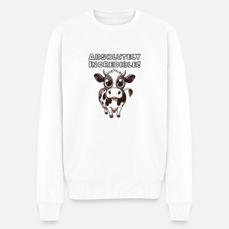 Absolument incroyable - Pull Premium bio Homme - blanc